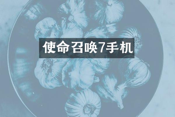 使命召唤7手机