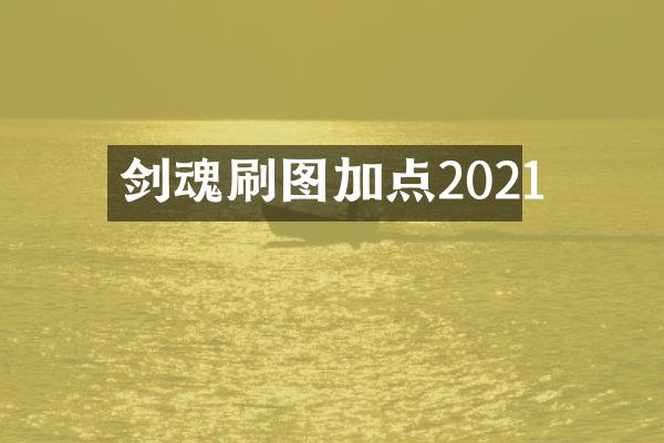 剑魂刷图加点2021
