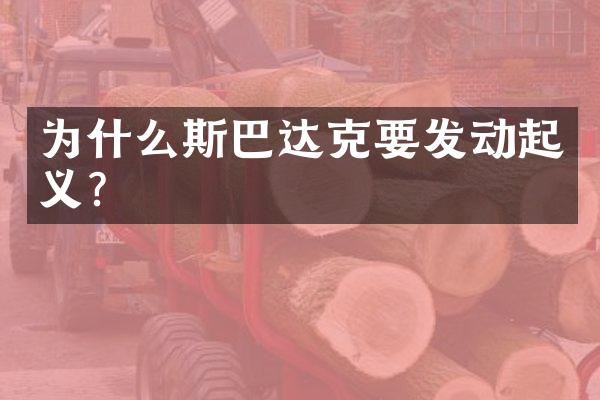 为什么斯巴达克要发动起义?