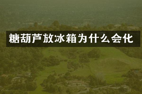 糖葫芦放冰箱为什么会化