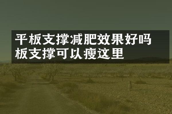 平板支撑减肥效果好吗 平板支撑可以瘦这里