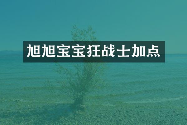 旭旭宝宝狂战士加点