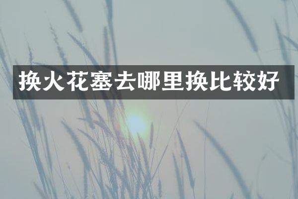 换火花塞去哪里换比较好