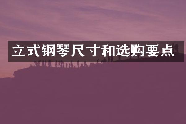 立式钢琴尺寸和选购要点