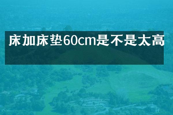 床加床垫60cm是不是太高了