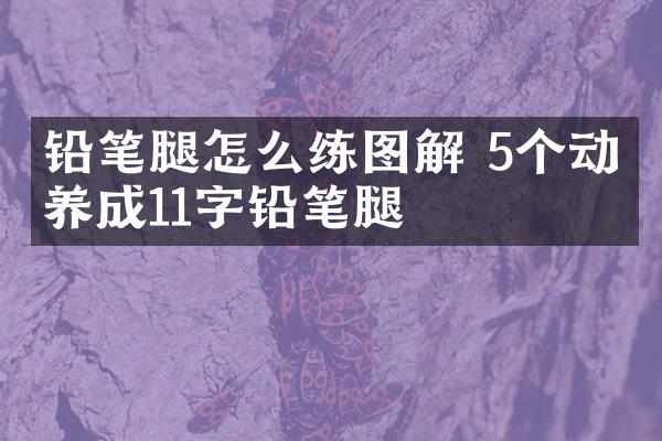 铅笔腿怎么练图解 5个动作养成11字铅笔腿