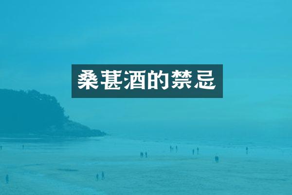 桑葚酒的禁忌