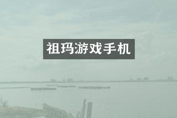 祖玛游戏手机