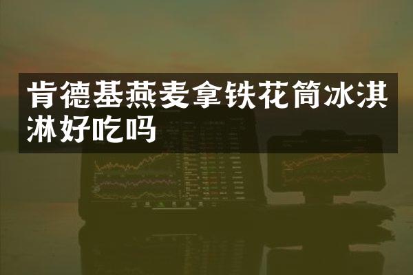 肯德基燕麦拿铁花筒冰淇淋好吃吗