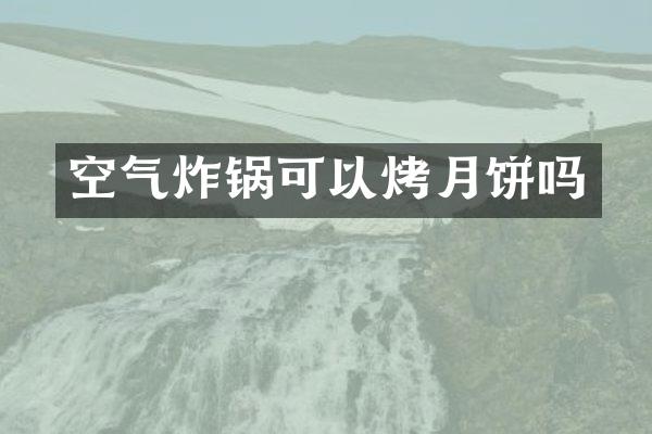 空气炸锅可以烤月饼吗