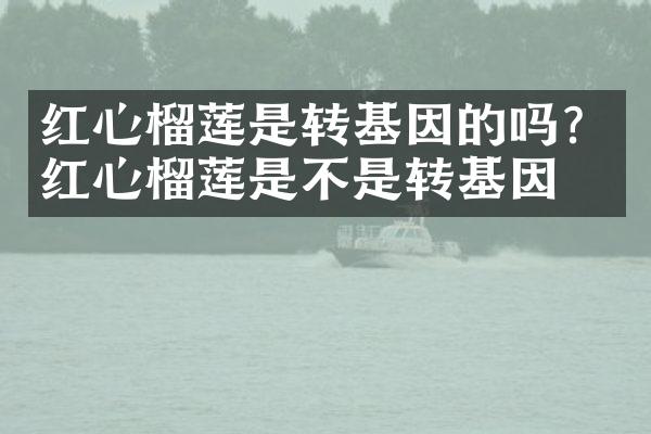 红心榴莲是转基因的吗？红心榴莲是不是转基因？