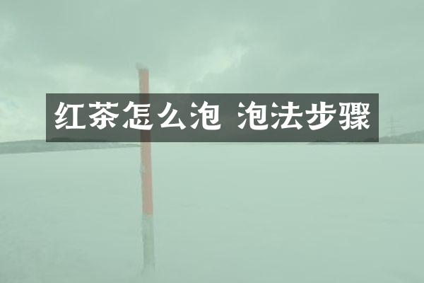 红茶怎么泡 泡法步骤