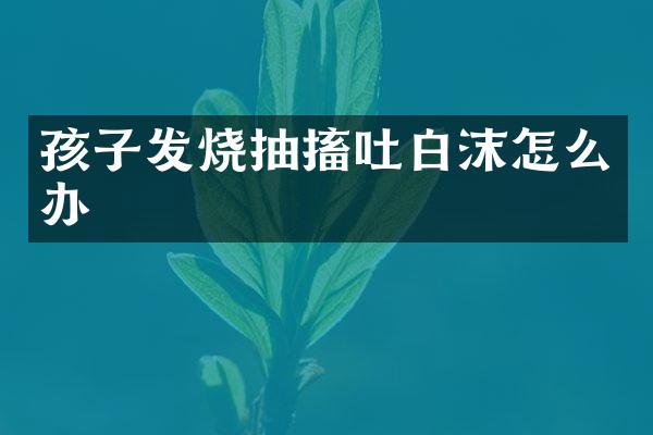 孩子发烧抽搐吐白沫怎么办
