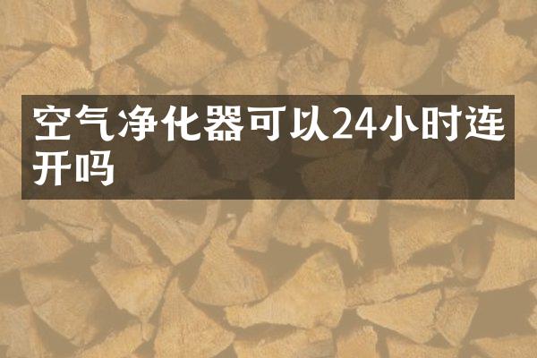 空气净化器可以24小时连续开吗