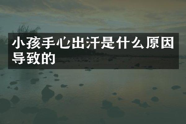 小孩手心出汗是什么原因导致的