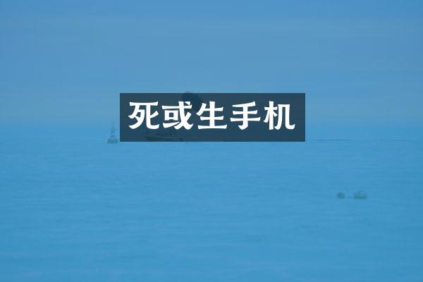 死或生手机
