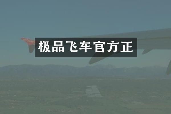 极品飞车官方正