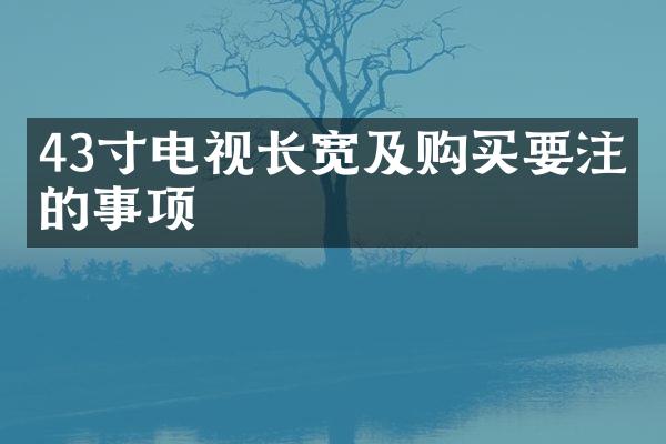 43寸电视长宽及购买要注意的事项