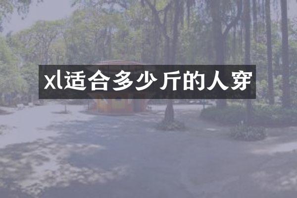 xl适合多少斤的人穿