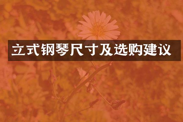 立式钢琴尺寸及选购建议