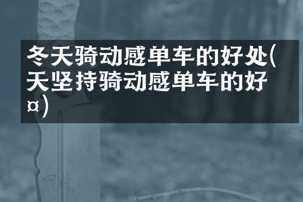 冬天骑动感单车的好处(每天坚持骑动感单车的好处)