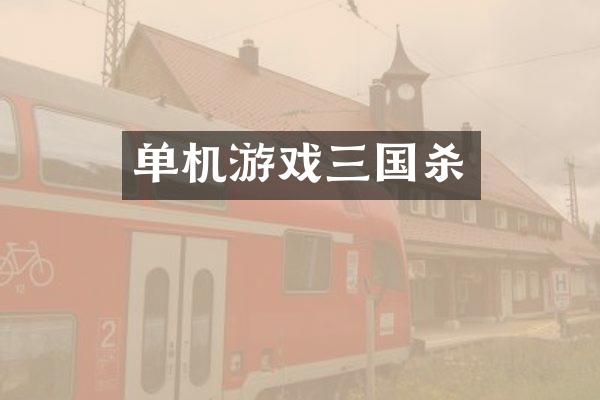 单机游戏三国杀