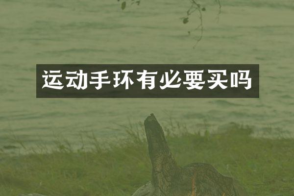 运动手环有必要买吗