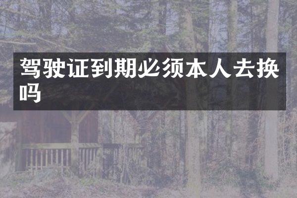 驾驶证到期必须本人去换吗