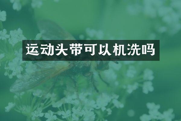 运动头带可以机洗吗