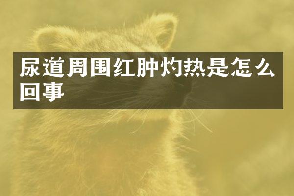 尿道周围红肿灼热是怎么回事