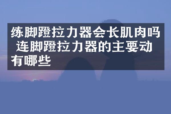 练脚蹬拉力器会长肌肉吗 连脚蹬拉力器的主要动作有哪些