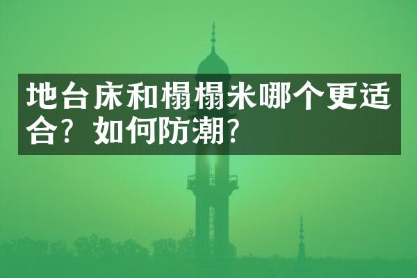 地台床和榻榻米哪个更适合？如何防潮？