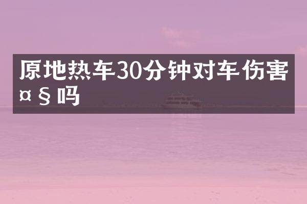 原地热车30分钟对车伤害大吗