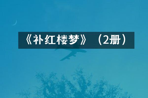 《补红楼梦》（2册）