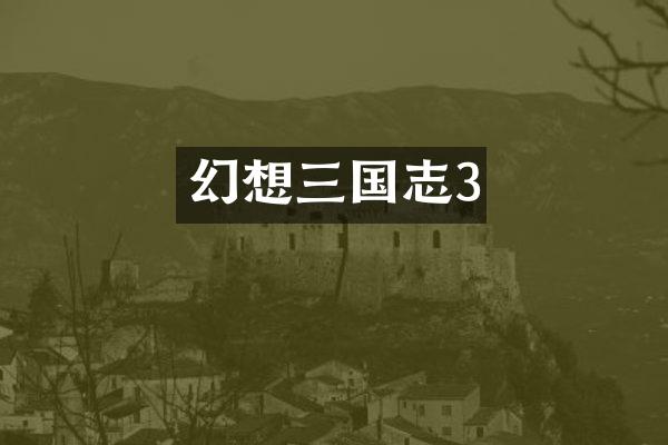 幻想三国志3