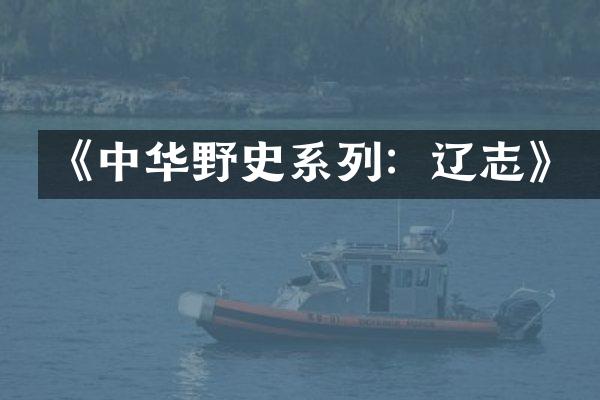 《中华野史系列：辽志》