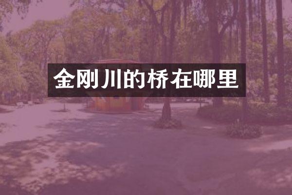 金刚川的桥在哪里