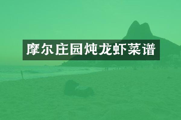 摩尔庄园炖龙虾菜谱