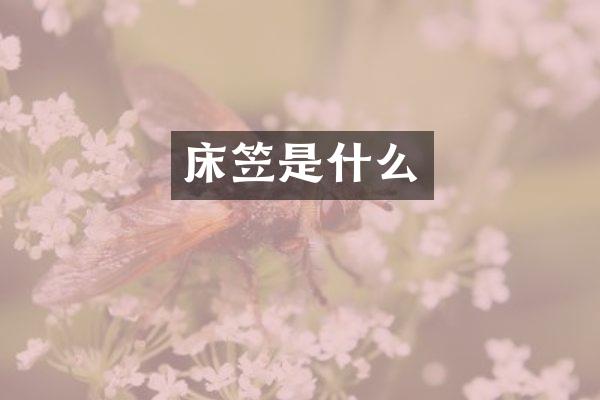 床笠是什么
