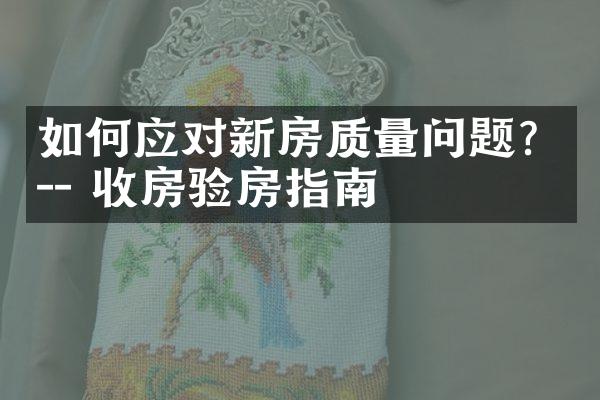 如何应对新房质量问题？-- 收房验房指南