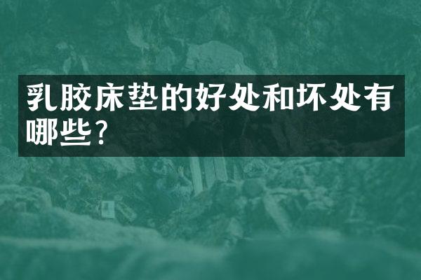 乳胶床垫的好处和坏处有哪些?