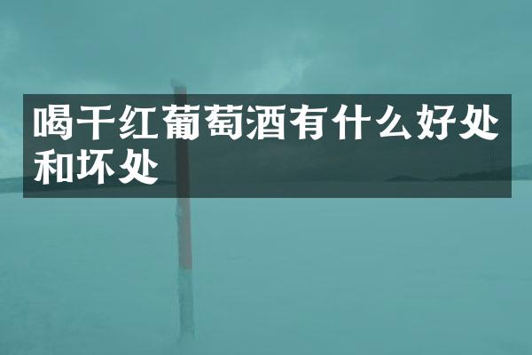 喝干红葡萄酒有什么好处和坏处