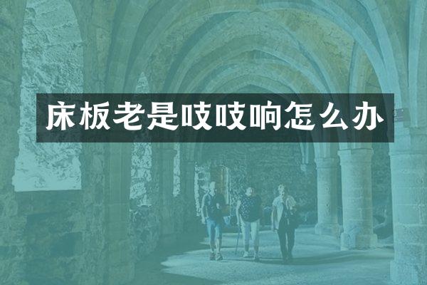 床板老是吱吱响怎么办