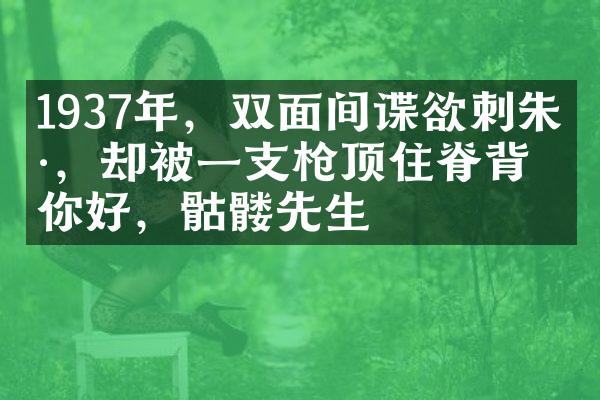 1937年，双面间谍欲刺朱德，却被一支枪顶住脊背：你好，骷髅先生