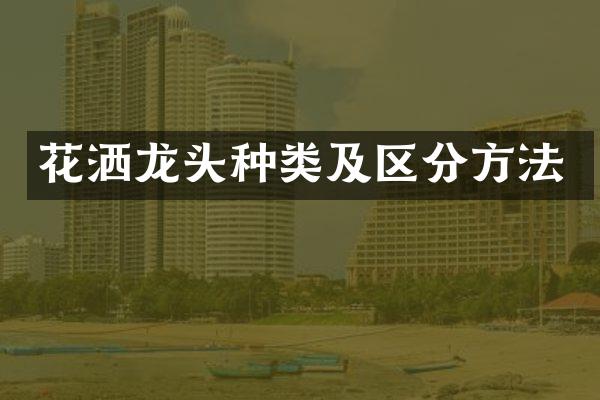 花洒龙头种类及区分方法