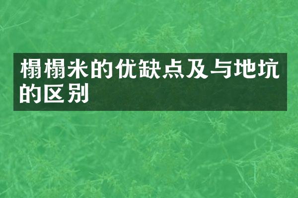 榻榻米的优缺点及与地坑的区别
