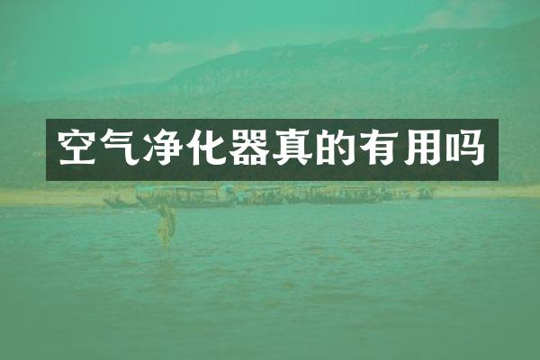 空气净化器真的有用吗