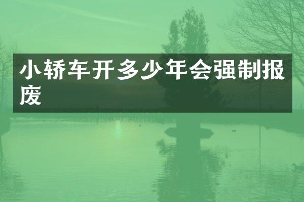 小轿车开多少年会强制报废