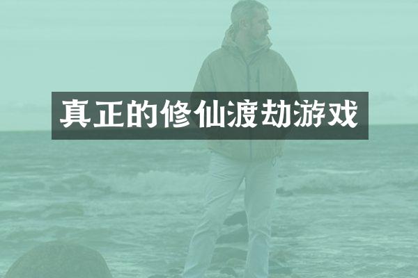 真正的修仙渡劫游戏