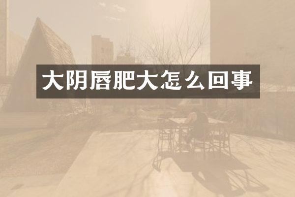 大阴唇肥大怎么回事